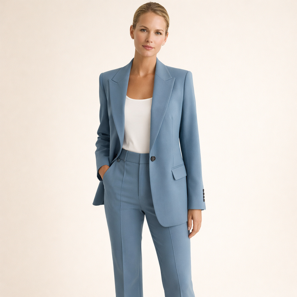 Vanessa™ | Elegant Blazer and Flared Trousers Set