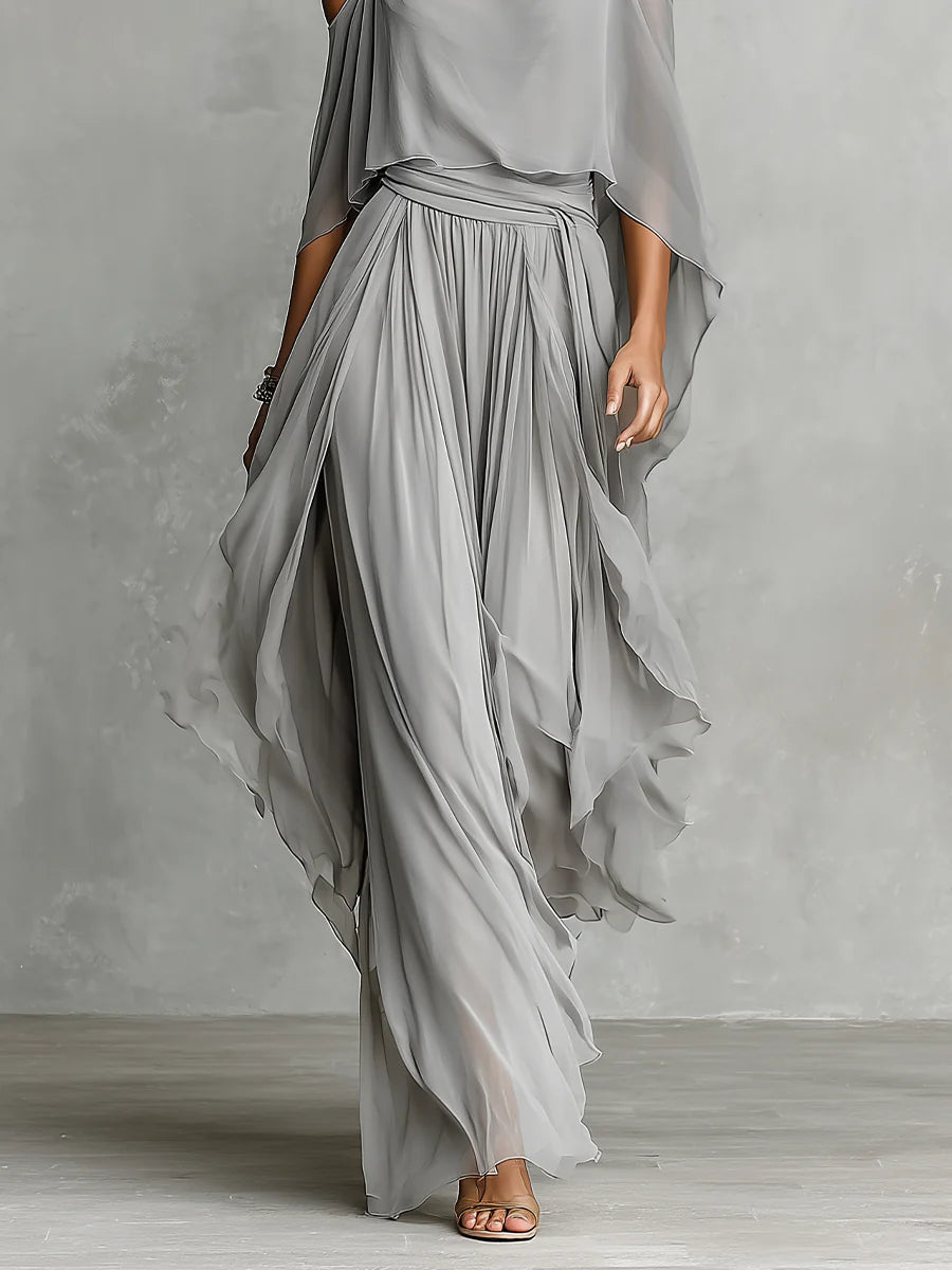Katarzyna - Flowy Off-Shoulder Set