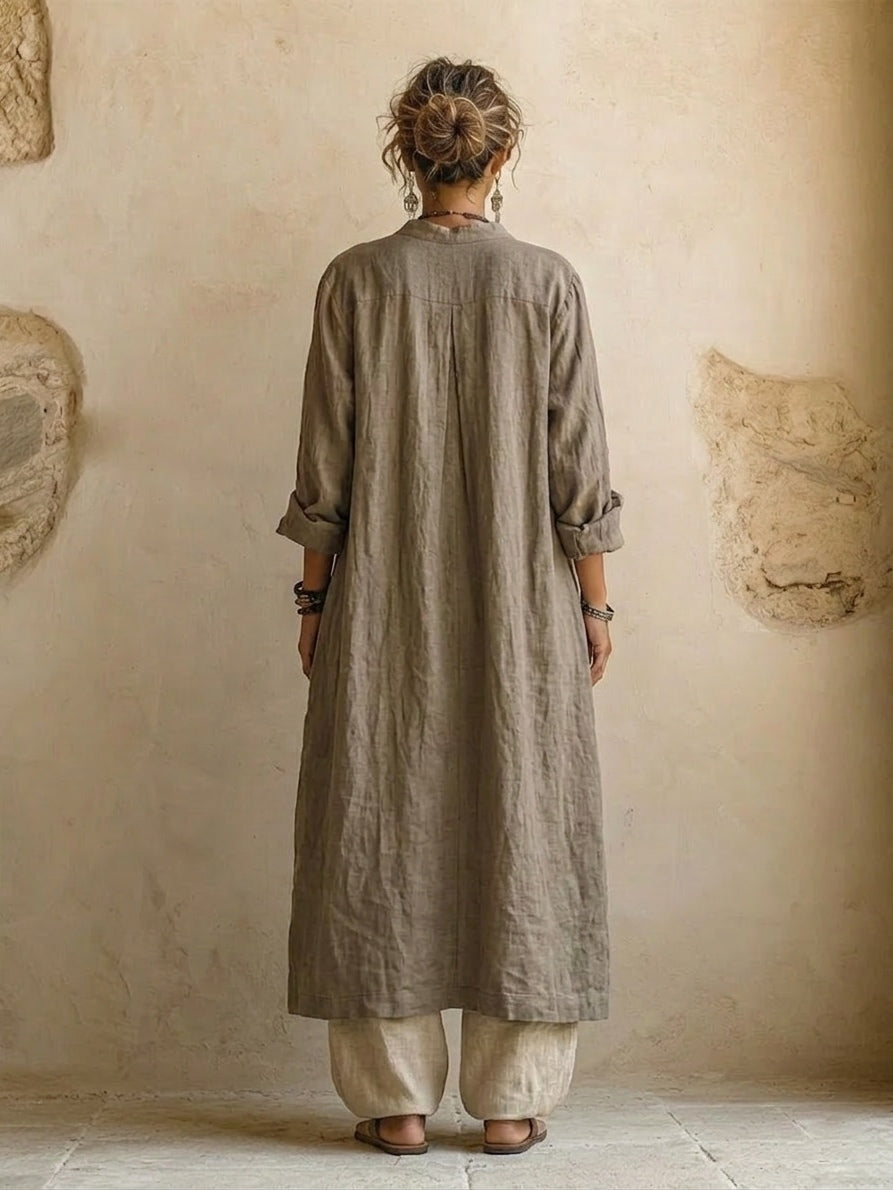 Isla - Three-Piece Linen Set for Women