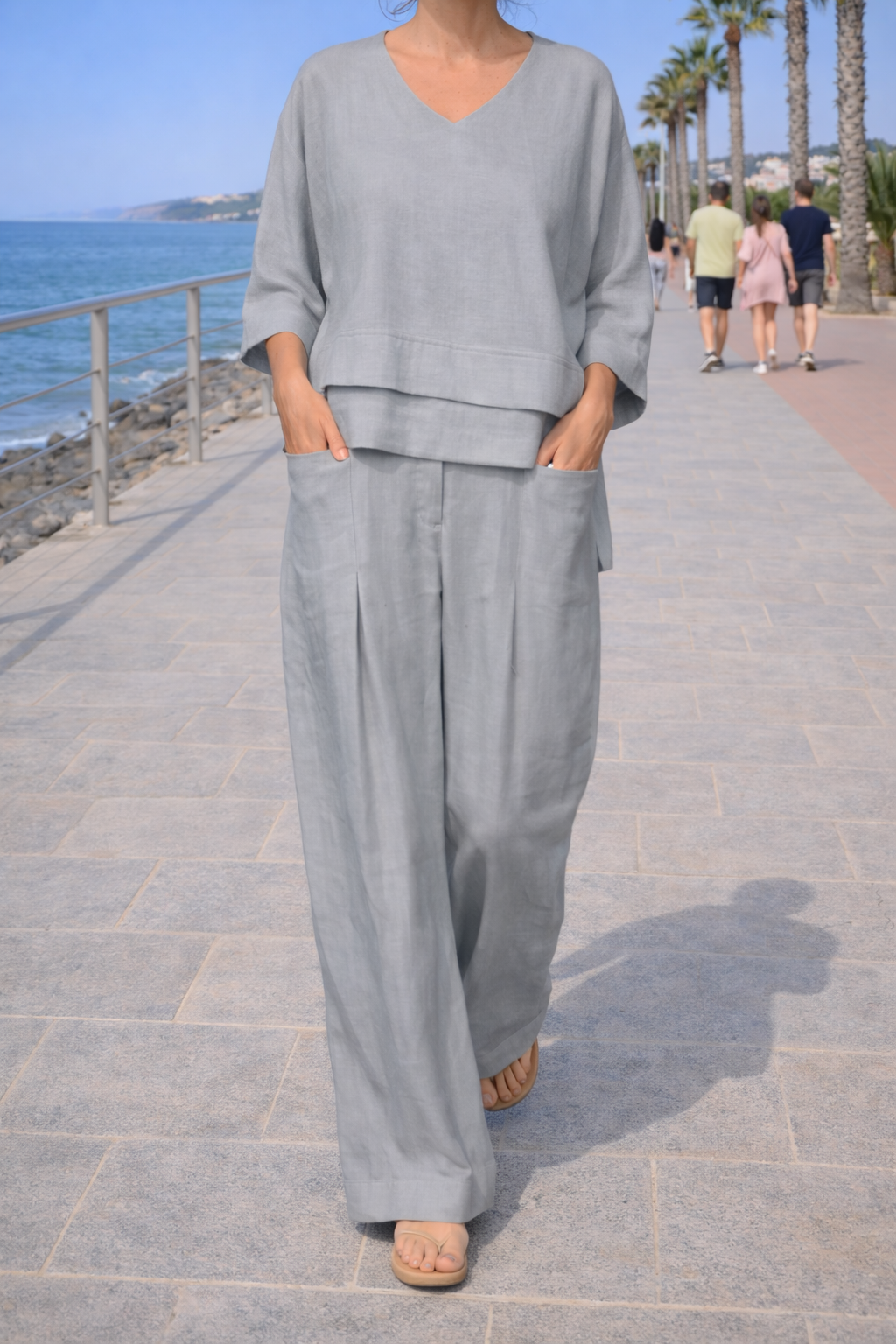 Santoro | Breathable Cotton-Linen Set