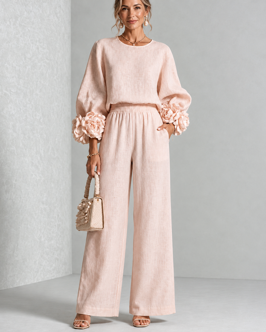 ROSALIE | FLORAL CUFF TWO-PIECE SET