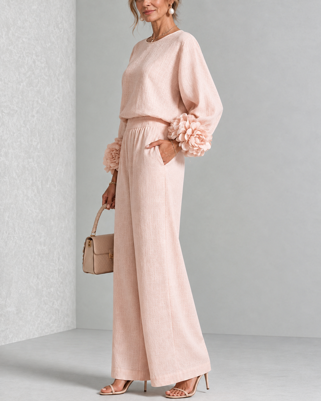 ROSALIE | FLORAL CUFF TWO-PIECE SET