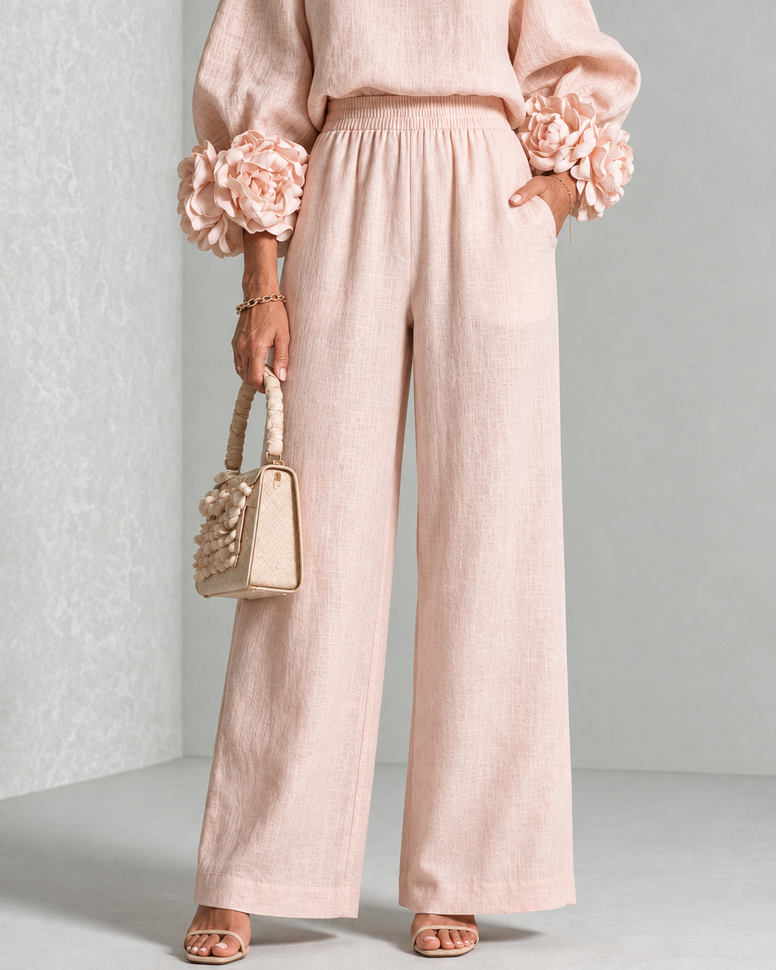ROSALIE | FLORAL CUFF TWO-PIECE SET