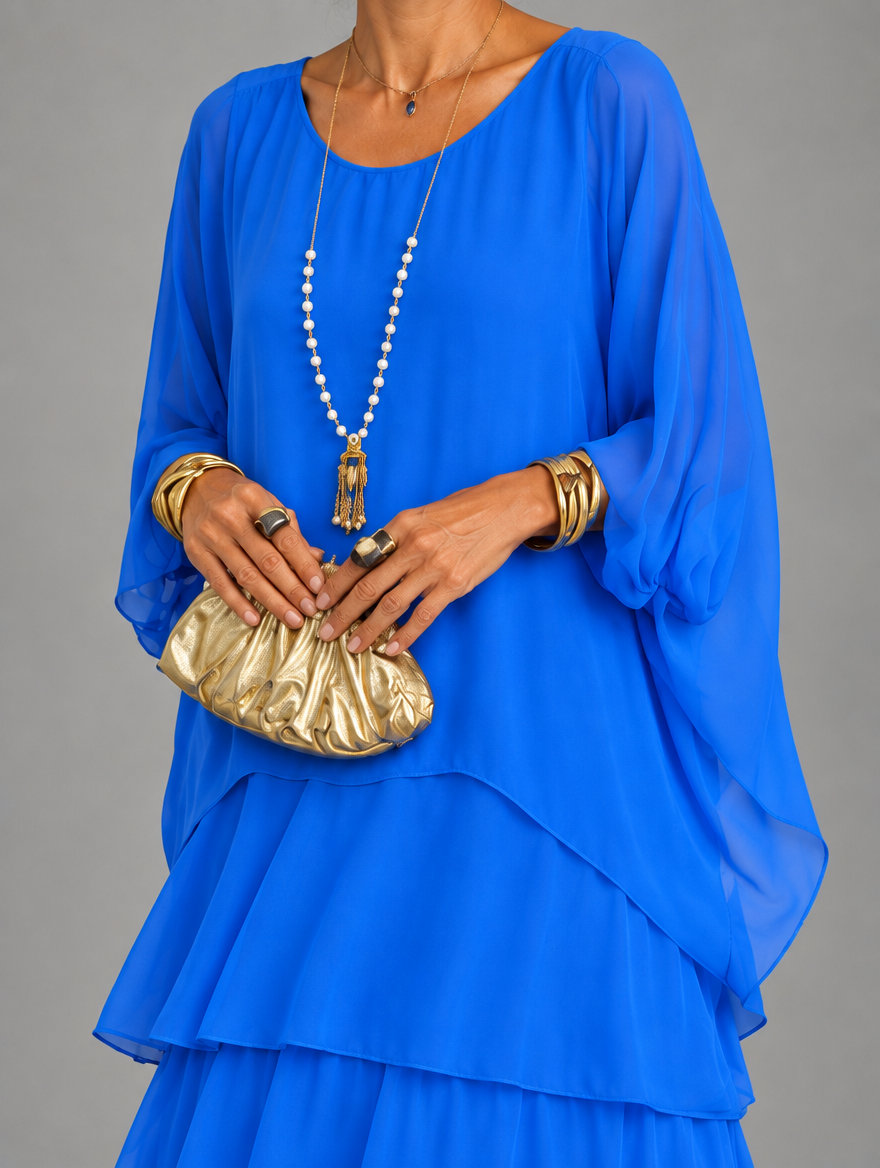 Lara™ | Elegant Flowing Maxi Dress